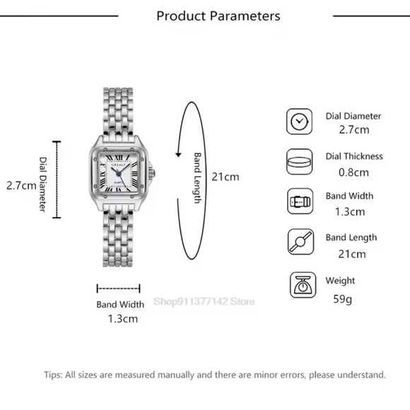 Panthere silver Watch Stainless Steel Jewelry Accessory main image 14